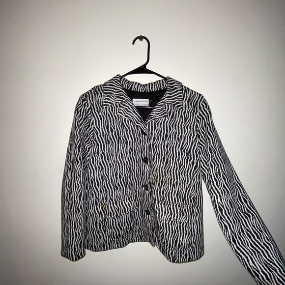 ZEBRA PRINTED JACKET - Picture 1 of 4